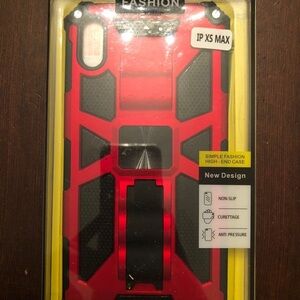 Iphone XS Max Red/Black Phone Case. NEW